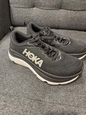 Hoka Gaviota 5 Men's Running Shoes Black/White Size 10.5D
